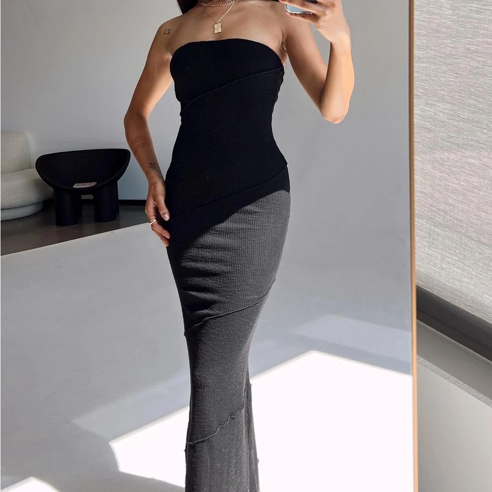 Princess Polly Black Strapless Maxi Dress